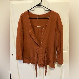 Free people henley sweater